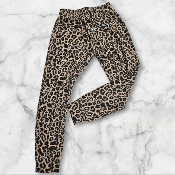 LNA Knit Animal Print Sweatpant Joggers Size XS - Picture 2 of 6